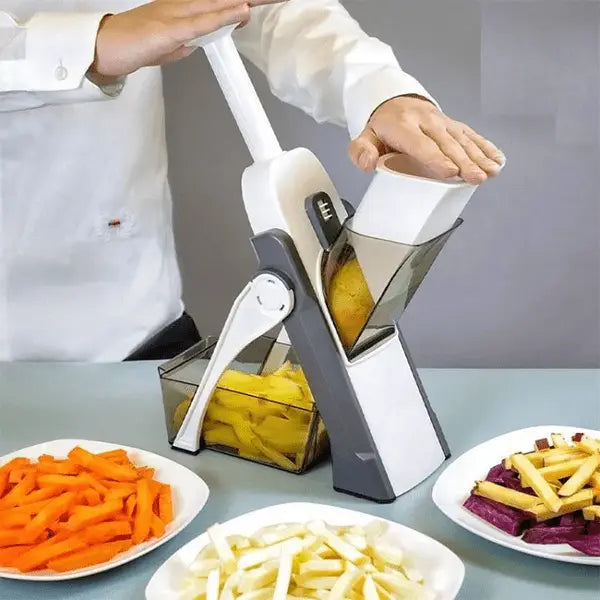 Safe Slice Mandoline Slicer – 30+ Cuts | Julienne, Dice, Slice