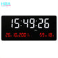 Smart LED Wall Clock Large Display with Date & Temperature – (JH-3608)