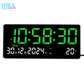 Modern LED Digital Clock for Wall & Table – Alarm, Calendar & Brightness Control (JH-3609)
