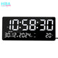 Modern LED Digital Clock for Wall & Table – Alarm, Calendar & Brightness Control (JH-3609)